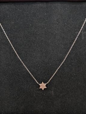 La'celet Jewelry Gallery Women's Dainty Star Pendant Necklace in Sterling Silver
